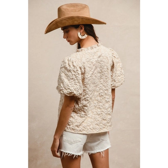 Anna Top In Oatmeal