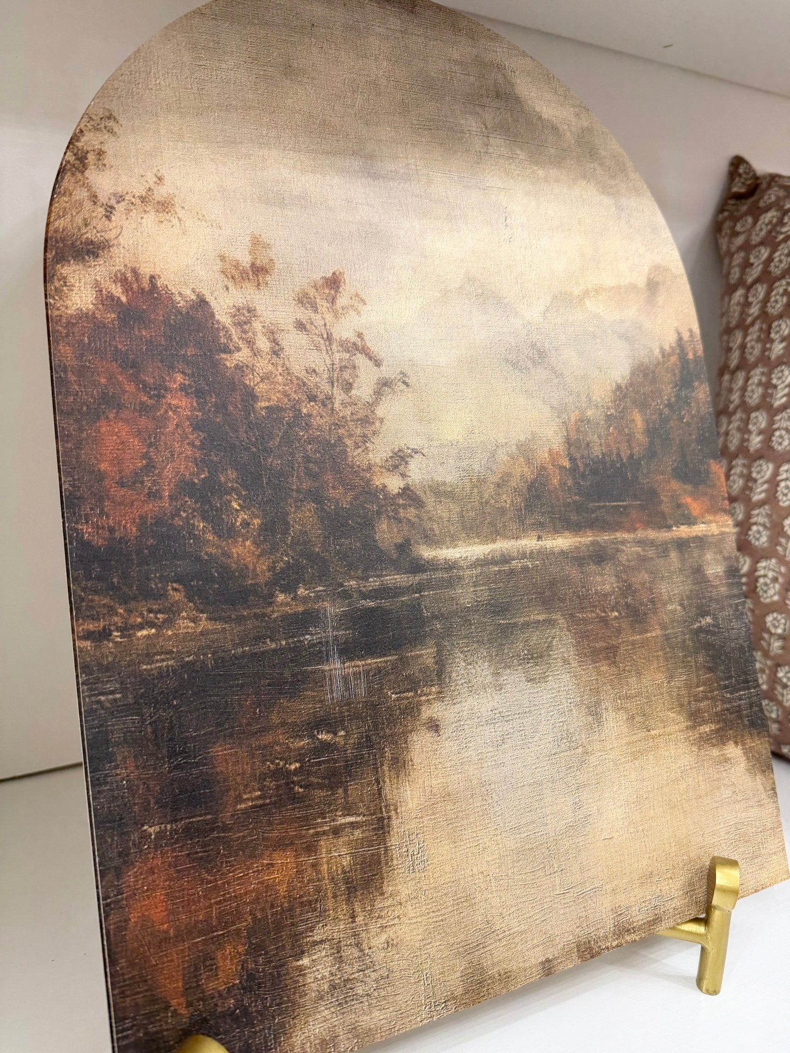 Fall On The Lake Arch Sign - The Cozy Nest