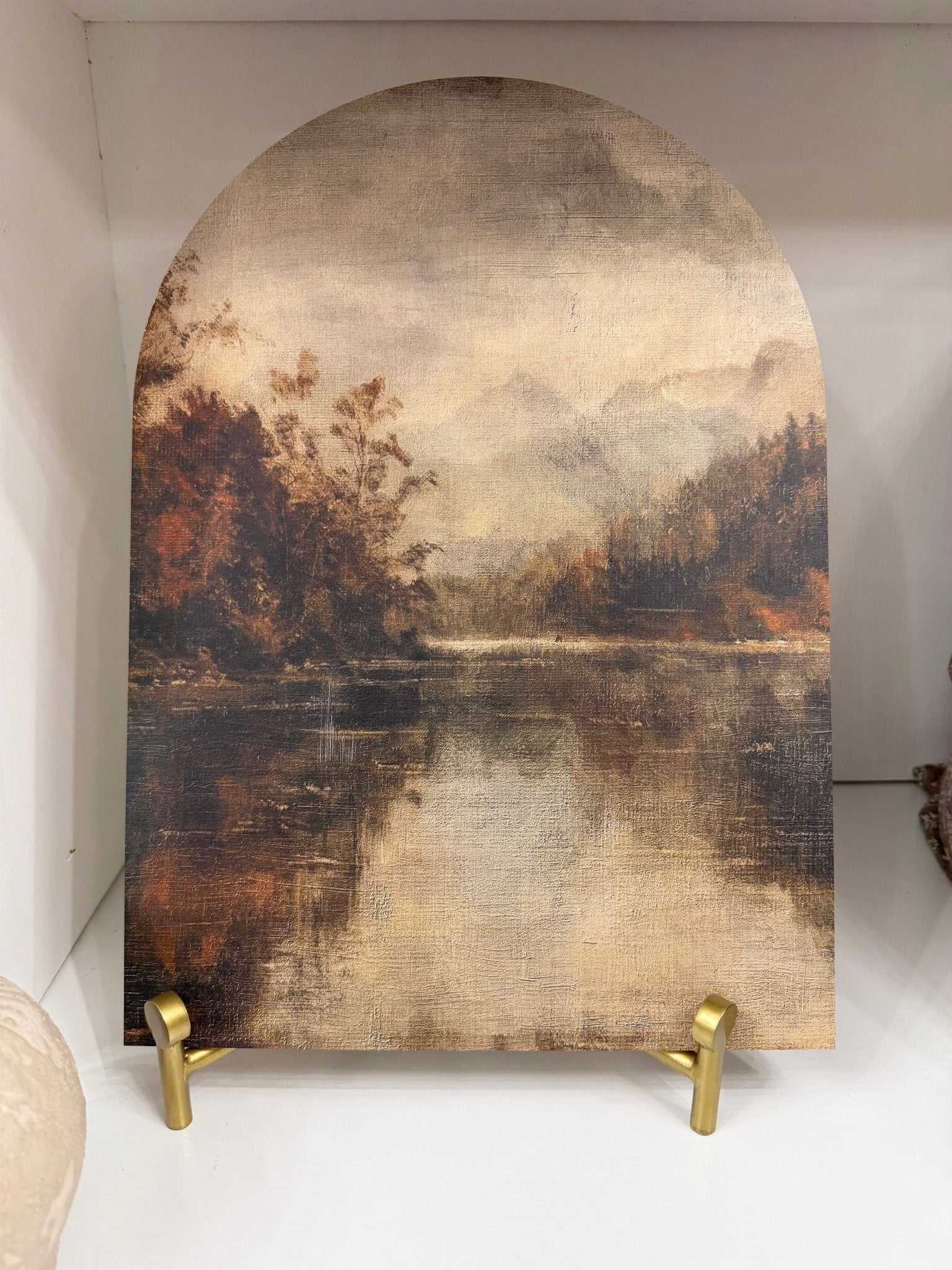 Fall On The Lake Arch Sign - The Cozy Nest