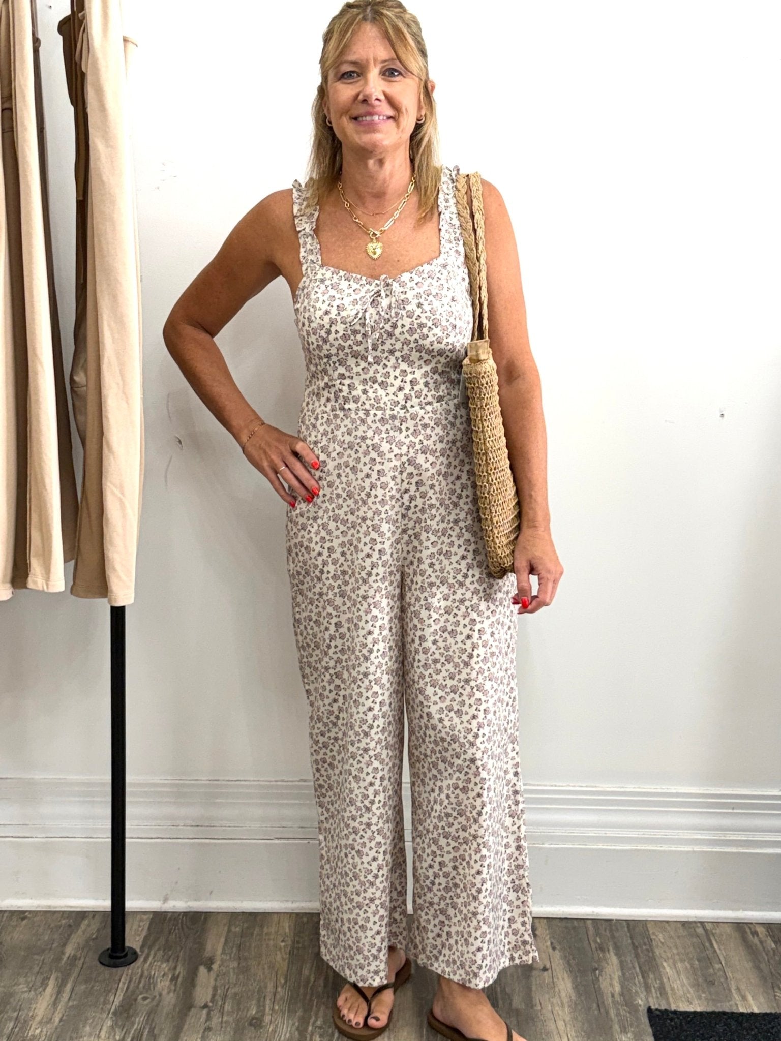 Floral Jumpsuit - The Cozy Nest