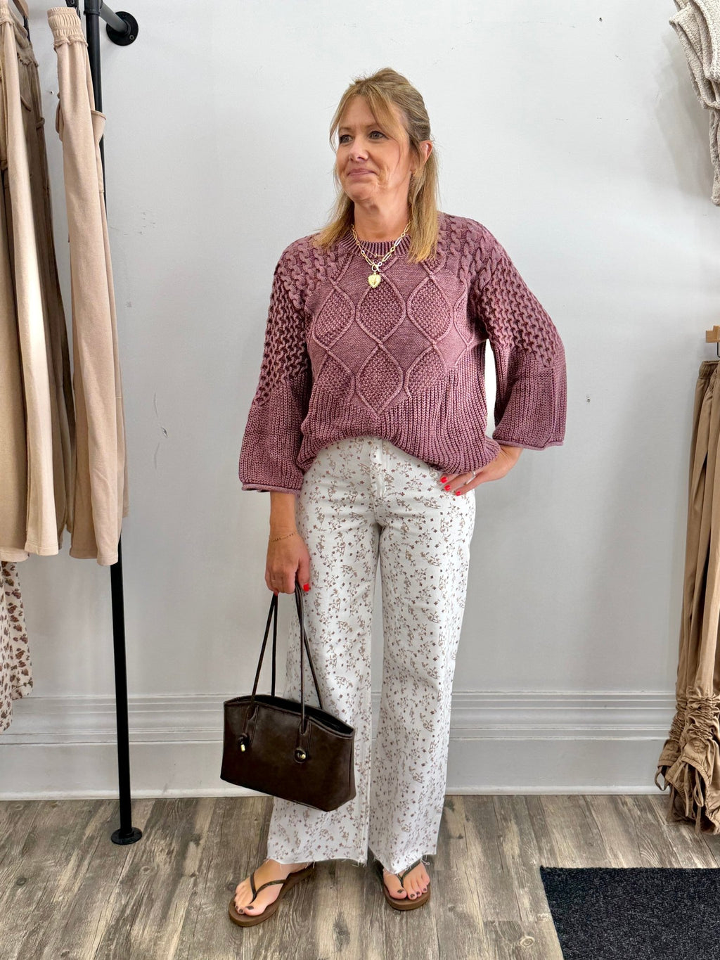 Floral Print Pants - The Cozy Nest