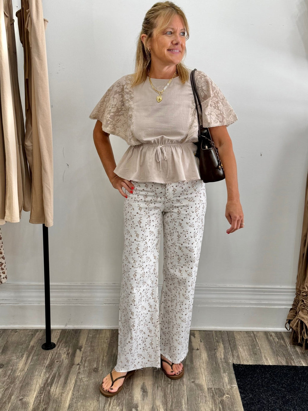 Floral Print Pants - The Cozy Nest