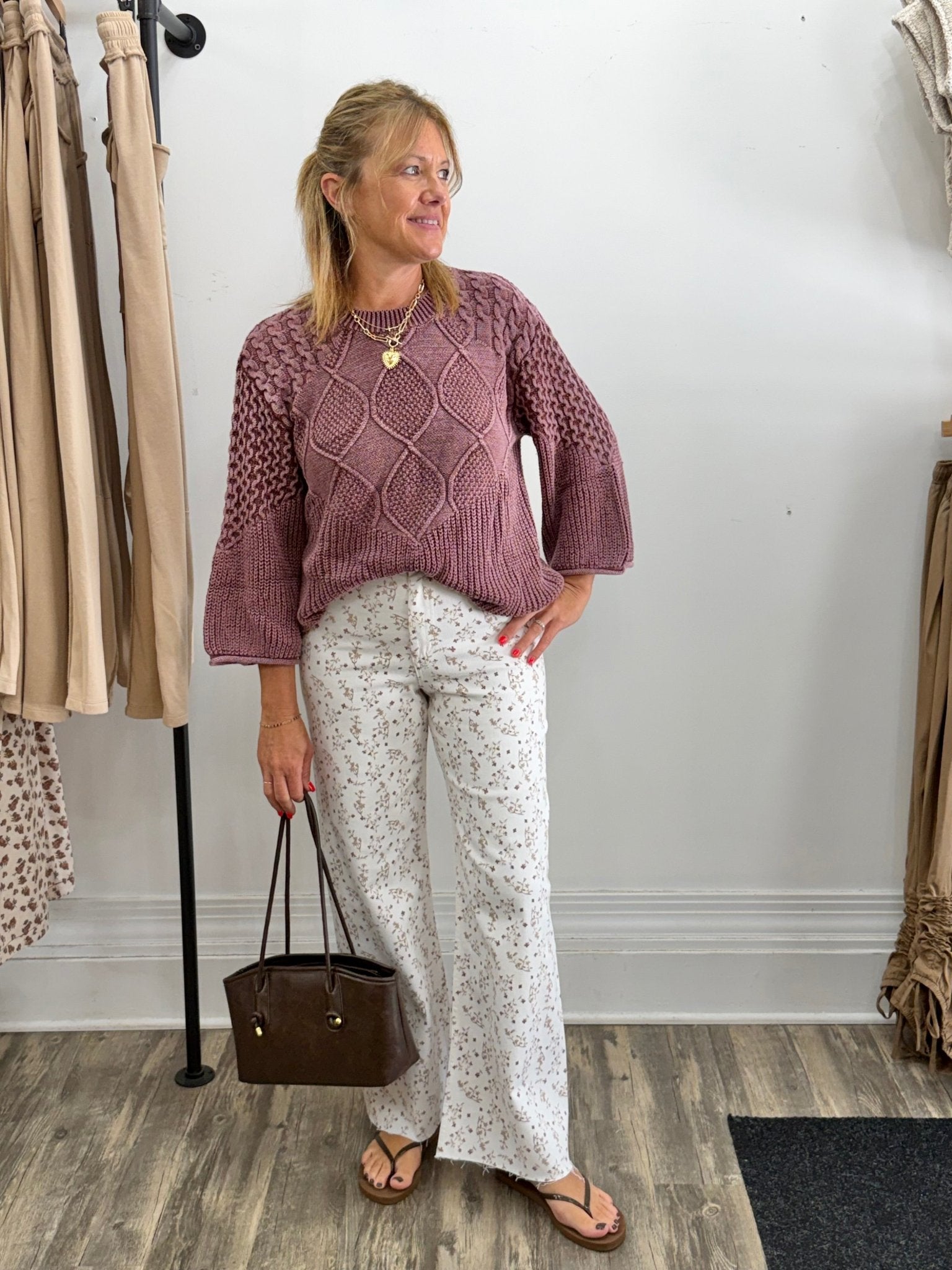 Floral Print Pants - The Cozy Nest
