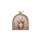 Frame with Bird Finial, Antique Gold Finish - The Cozy Nest