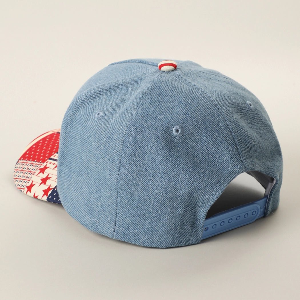 God's Country Embroidered Denim Trucker Hat - The Cozy Nest