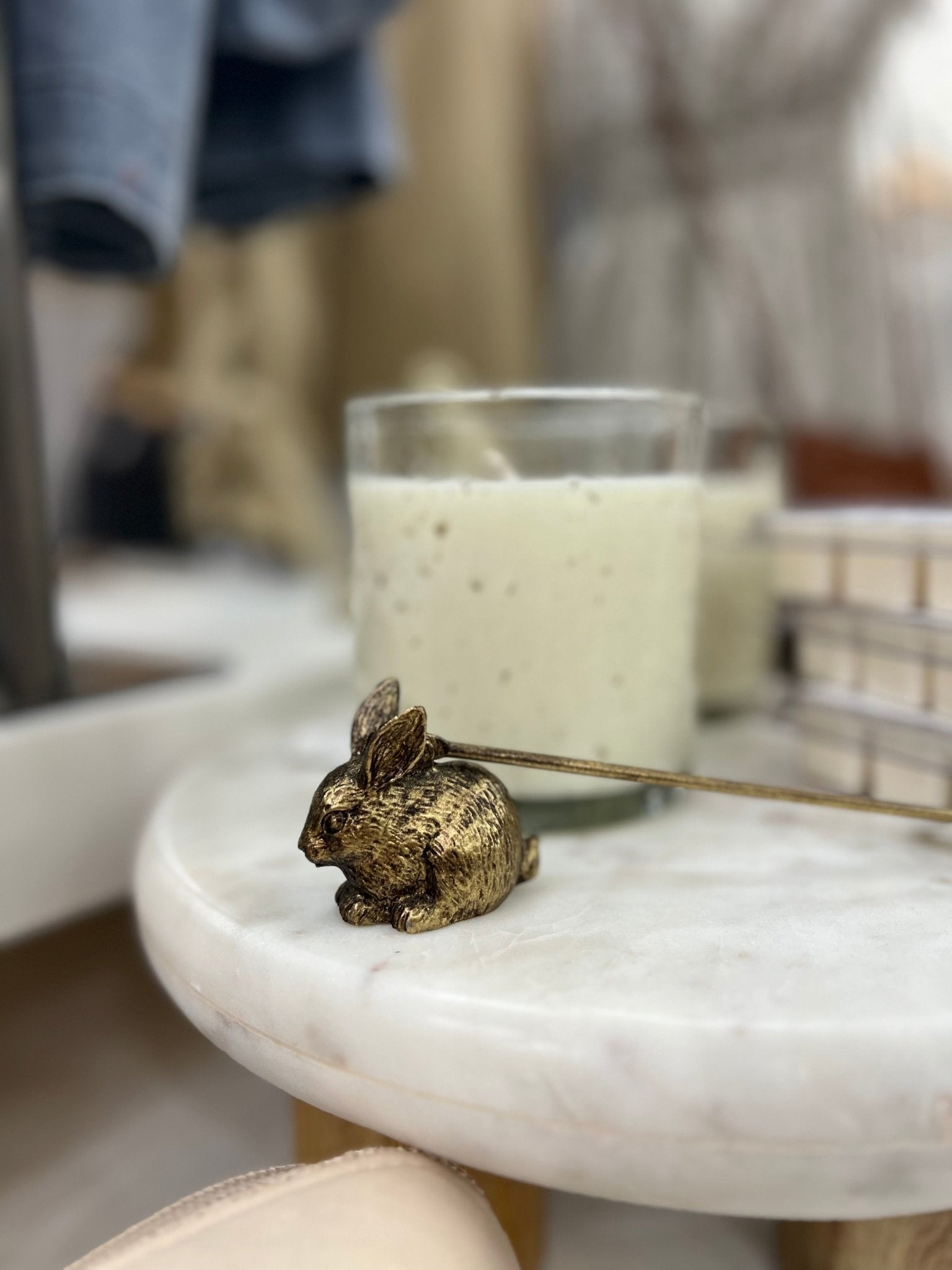 Gold Rabbit Snuffer - The Cozy Nest