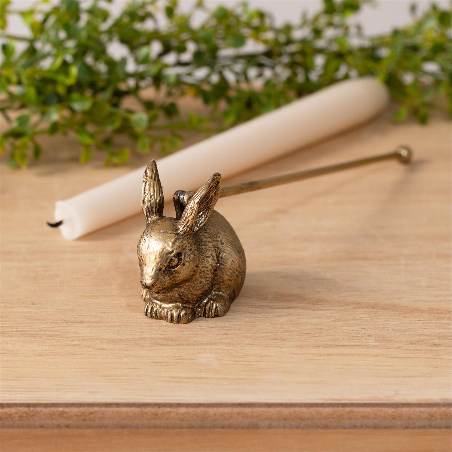Gold Rabbit Snuffer - The Cozy Nest