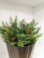 Gold Ribbed Planter - The Cozy Nest
