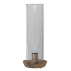 Hammered Glass Taper Holder - The Cozy Nest