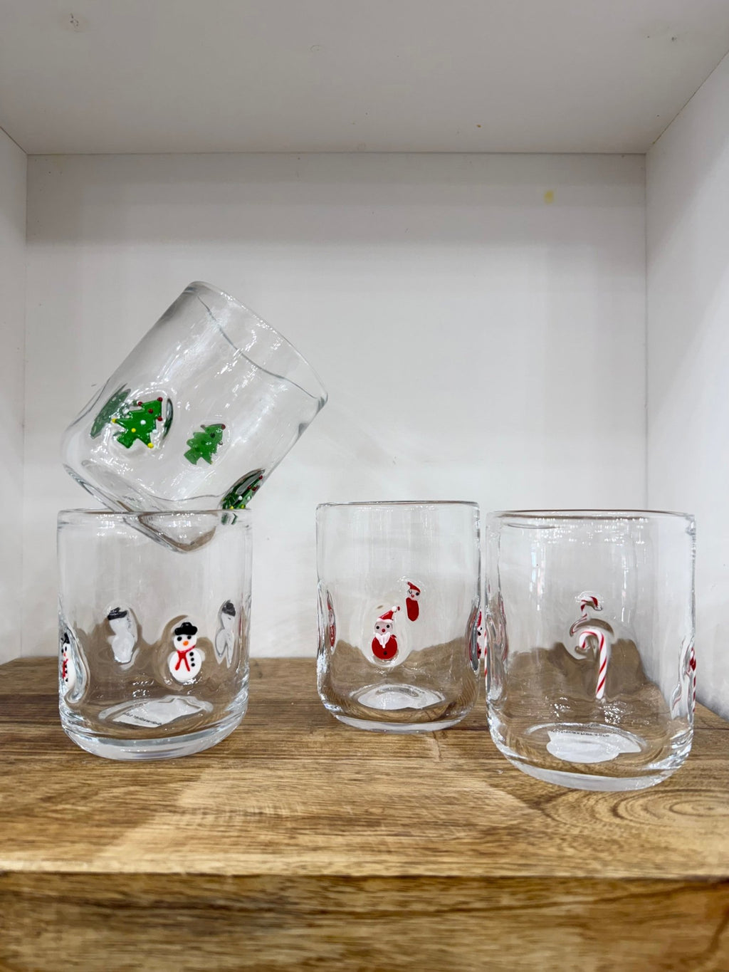 Holiday Glass Tumbler-4 Styles - The Cozy Nest