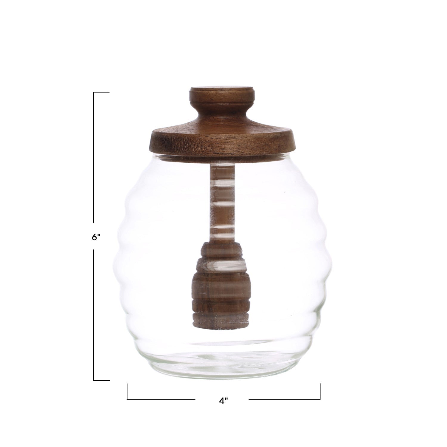 Honey Pot W/Dipper - The Cozy Nest