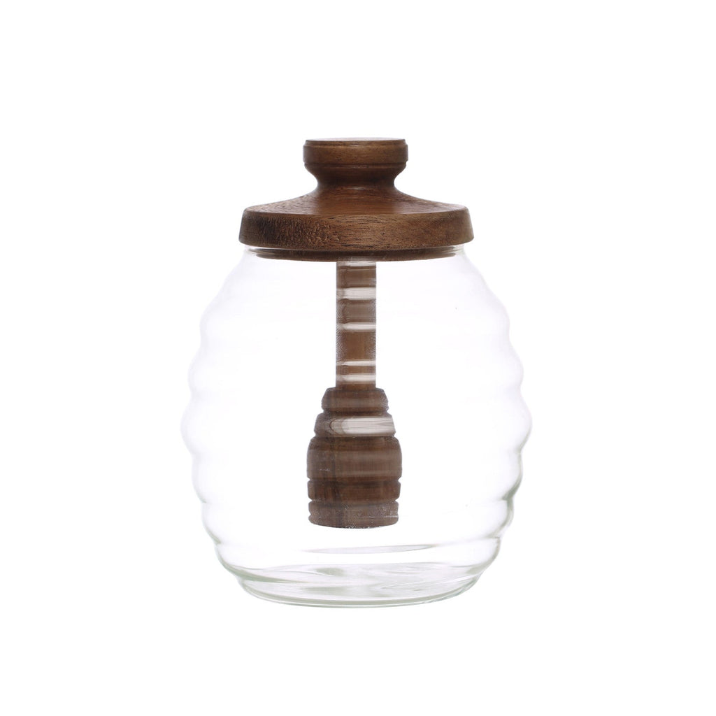 Honey Pot W/Dipper - The Cozy Nest