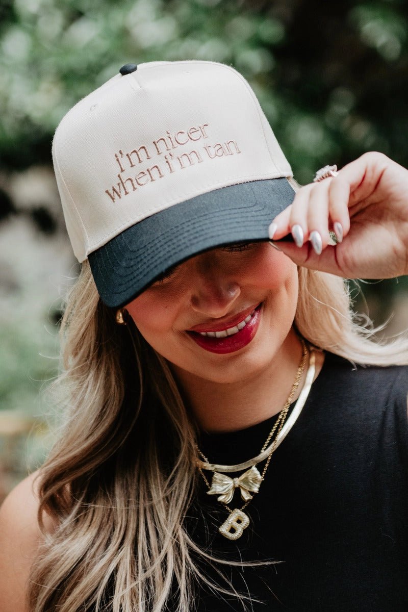 I'm Nicer When I'm Tan Hat - The Cozy Nest