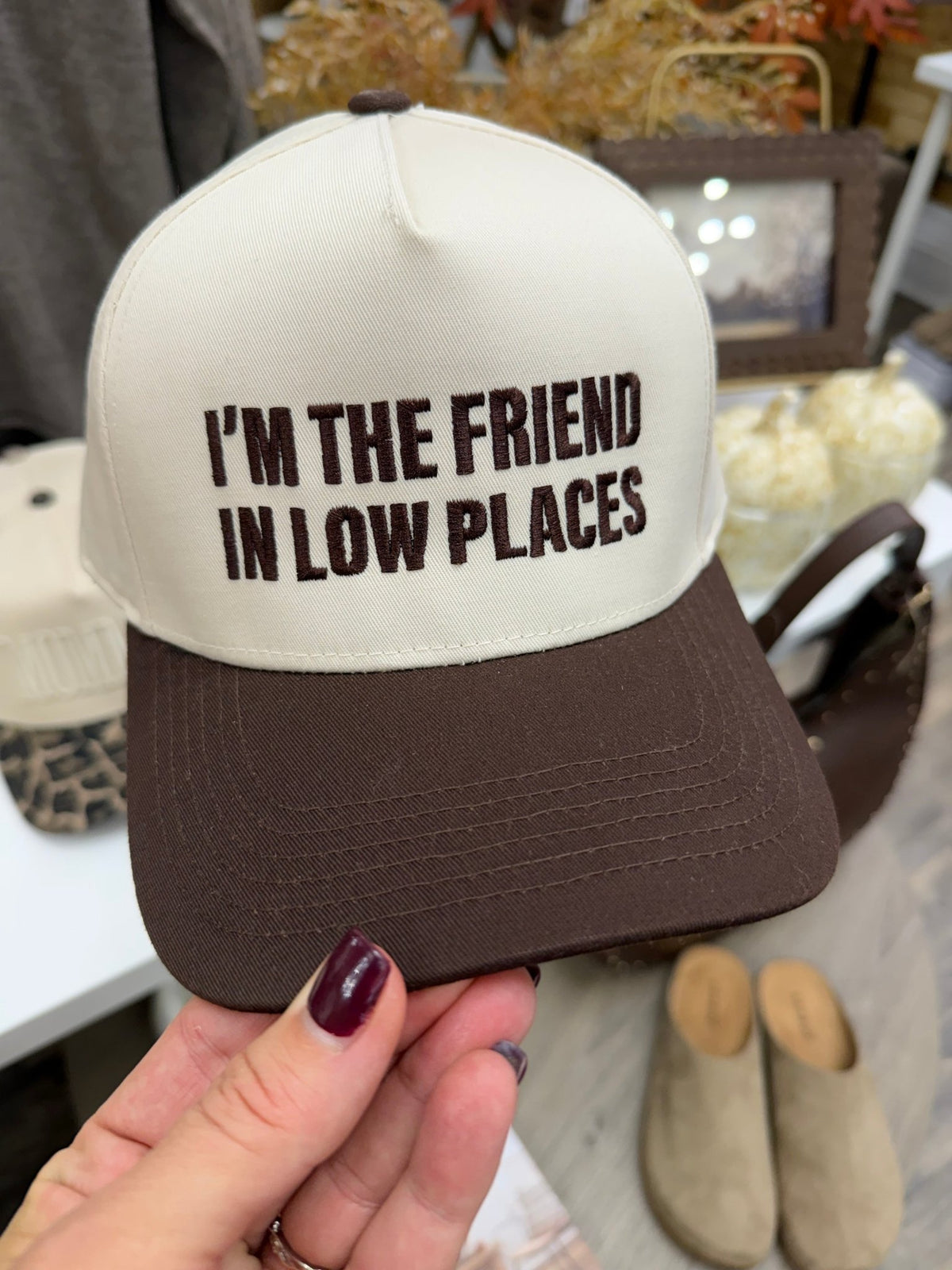 I'm The Friend In Low Places Hat - The Cozy Nest