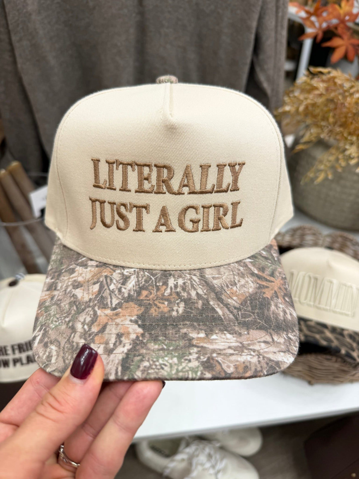 Literally Just A Girl Hat - The Cozy Nest