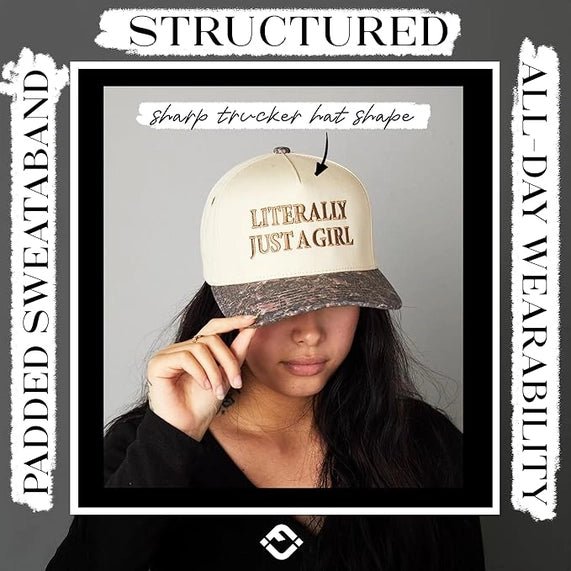 Literally Just A Girl Hat - The Cozy Nest