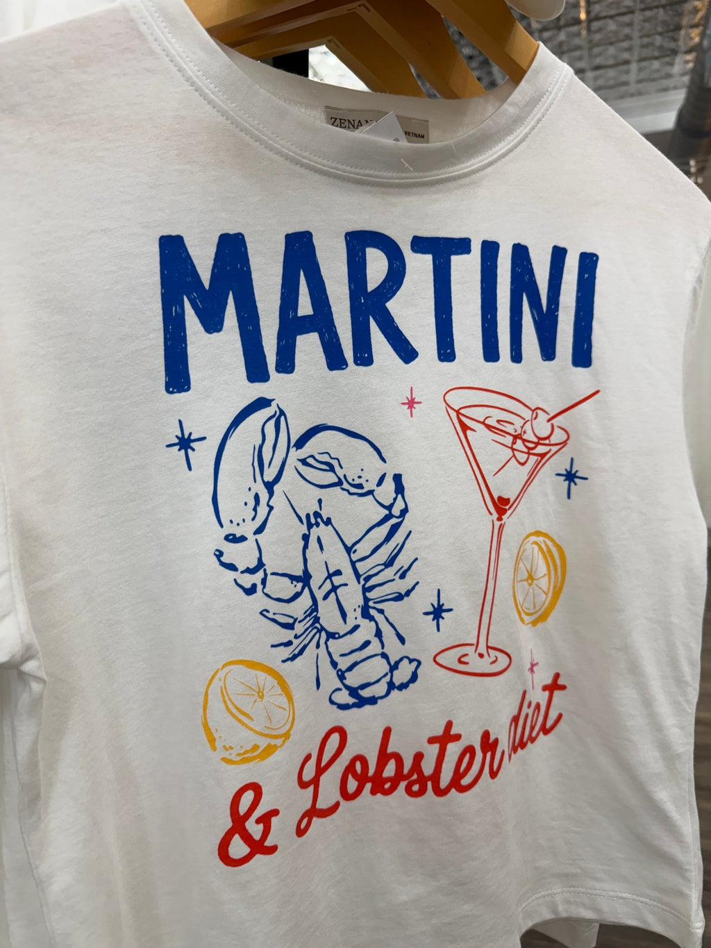Lobster Graphic T Shirt - The Cozy Nest