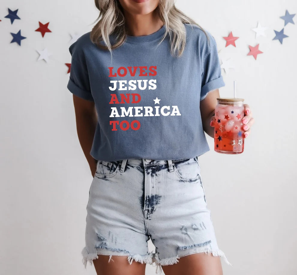 Loves Jesus & America Too-Adult