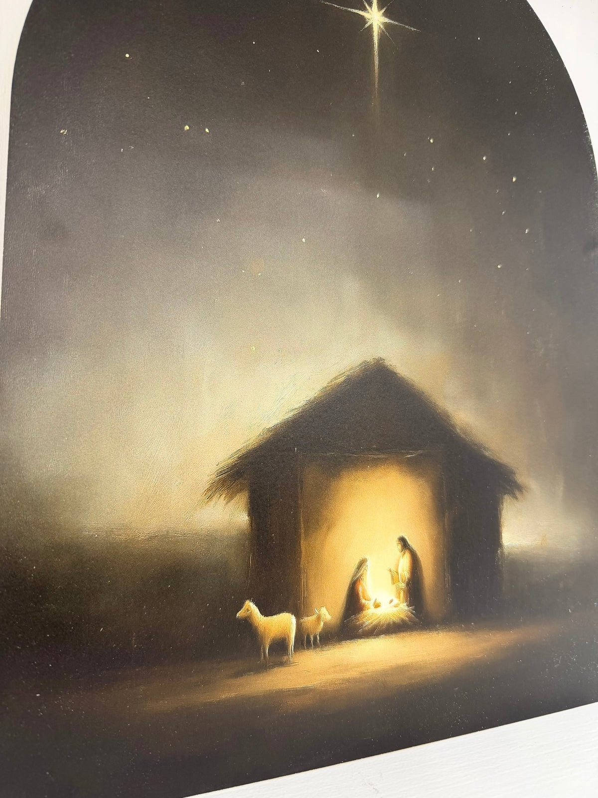 Manger Scene Arch Sign - The Cozy Nest