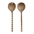 Mango Wood Salad Servers - The Cozy Nest