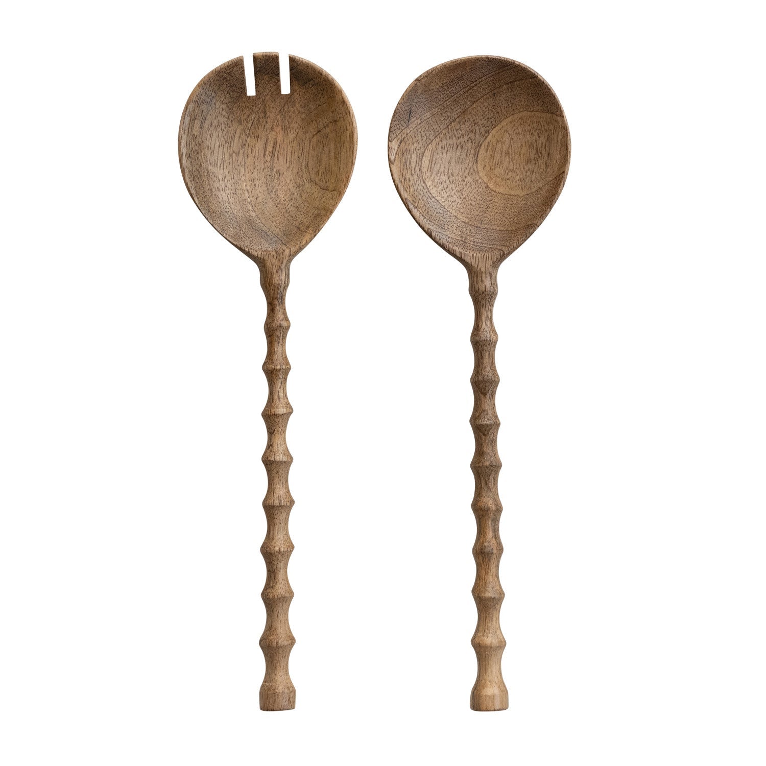 Mango Wood Salad Servers - The Cozy Nest