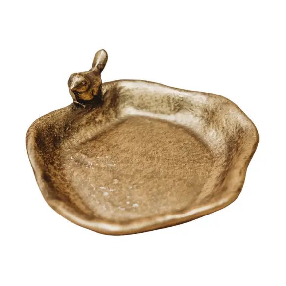 Metal Bird Dish - The Cozy Nest
