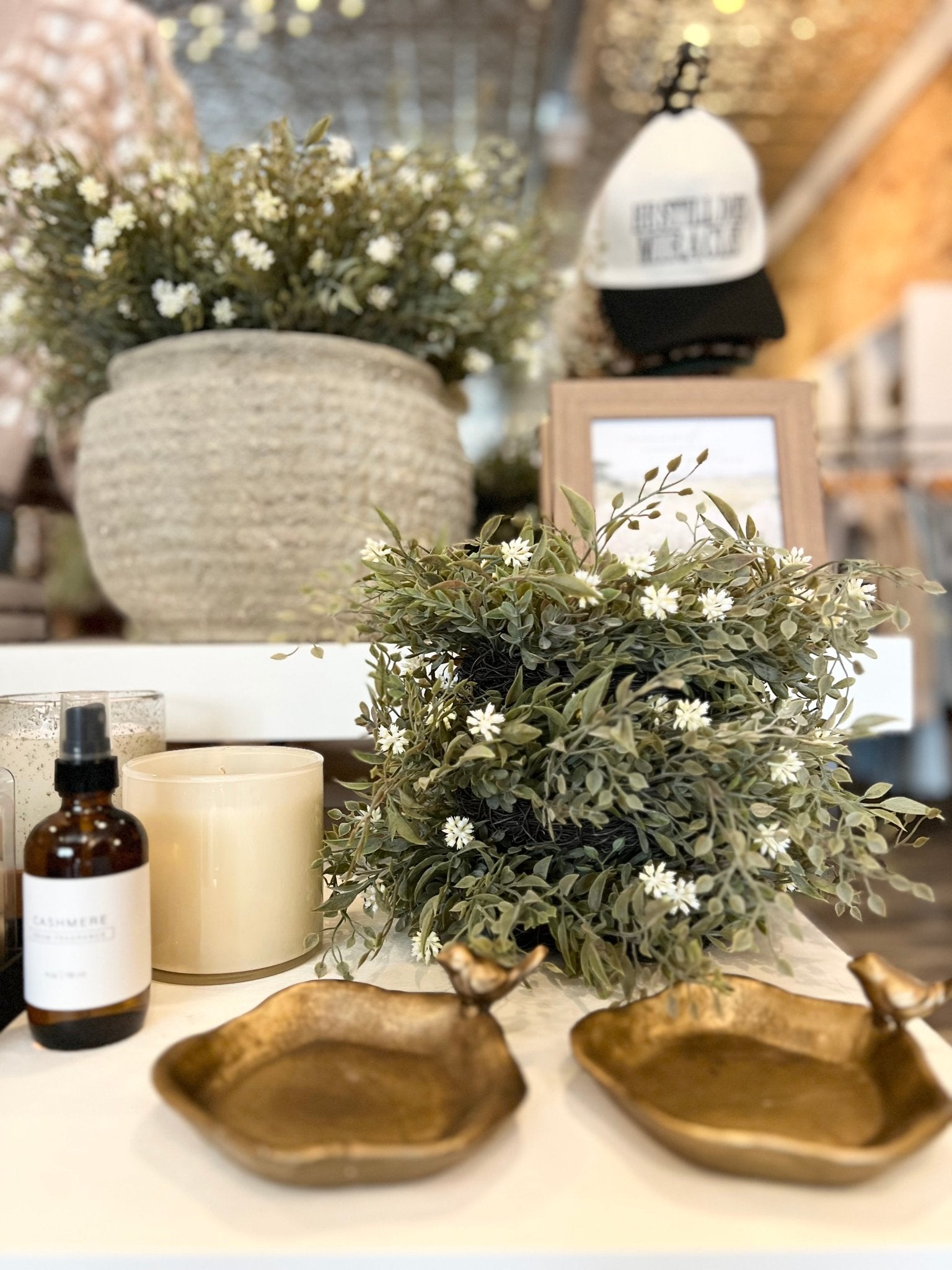 Metal Bird Dish - The Cozy Nest