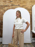 Mineral Wash Barrel Fit Utility Knit Pants-Oatmeal - The Cozy Nest