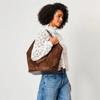 Miranda Tote Chocolate - The Cozy Nest