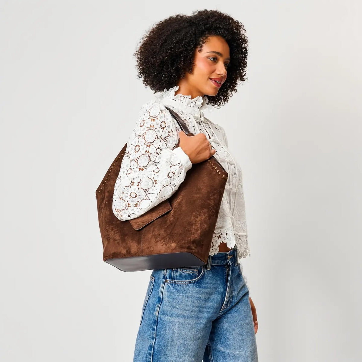 Miranda Tote Chocolate - The Cozy Nest