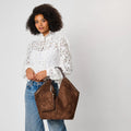 Miranda Tote Chocolate - The Cozy Nest