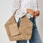Miranda Tote Taupe - The Cozy Nest