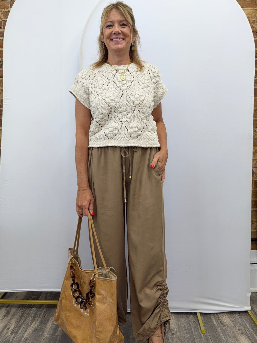 Mocha Balloon Pants - The Cozy Nest
