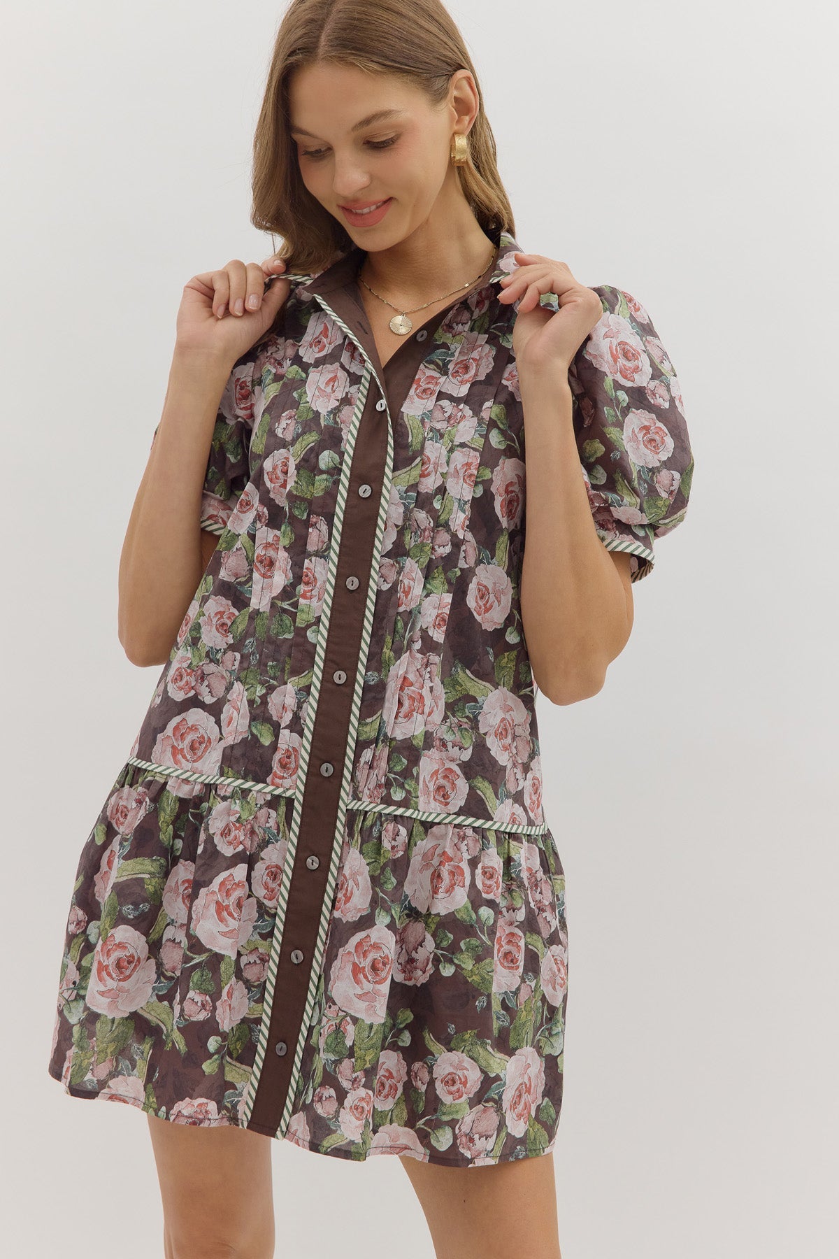 Pink Floral Dress - The Cozy Nest