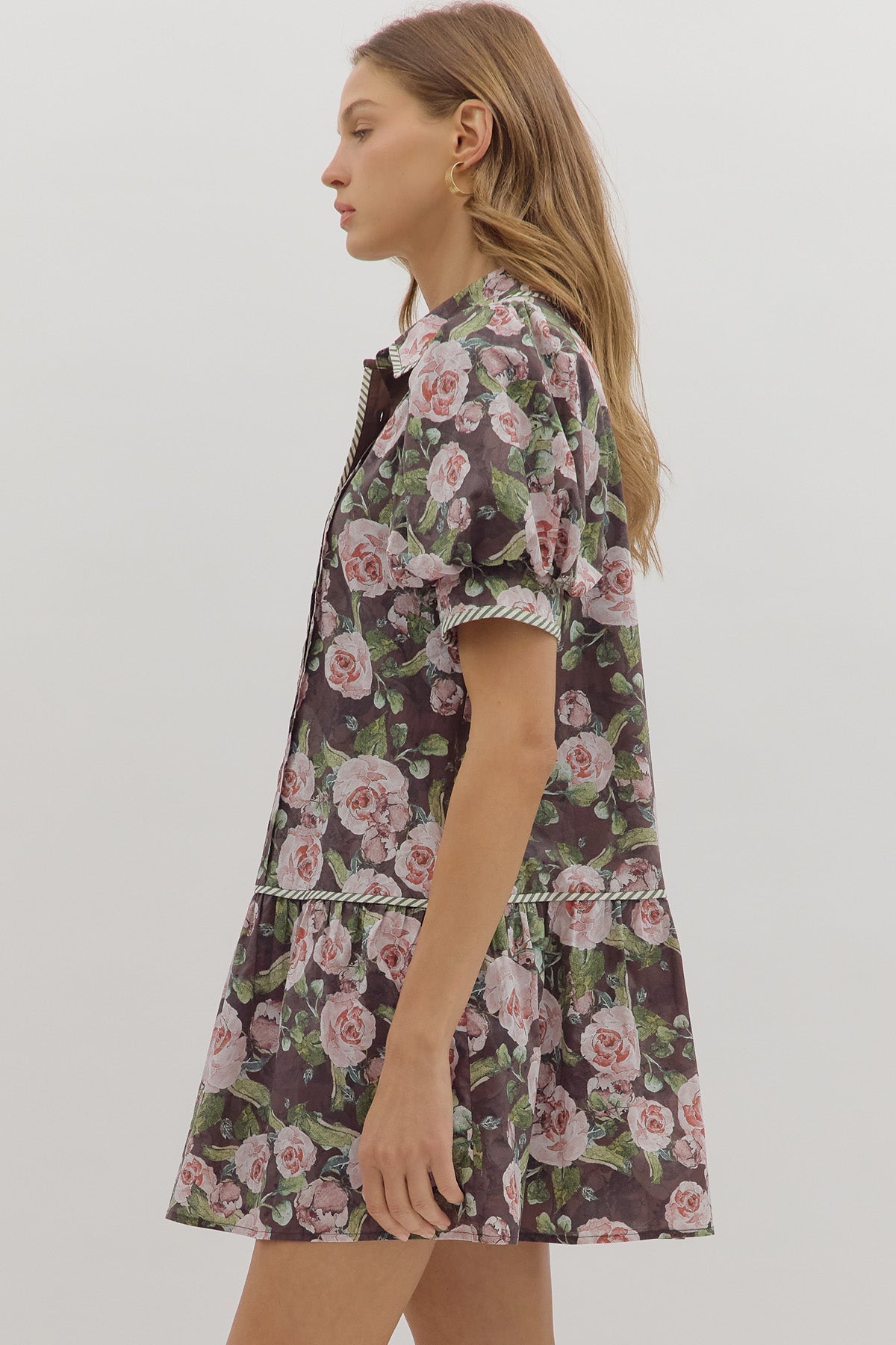 Pink Floral Dress - The Cozy Nest