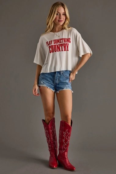 Play Something Country Graphic T - The Cozy Nest
