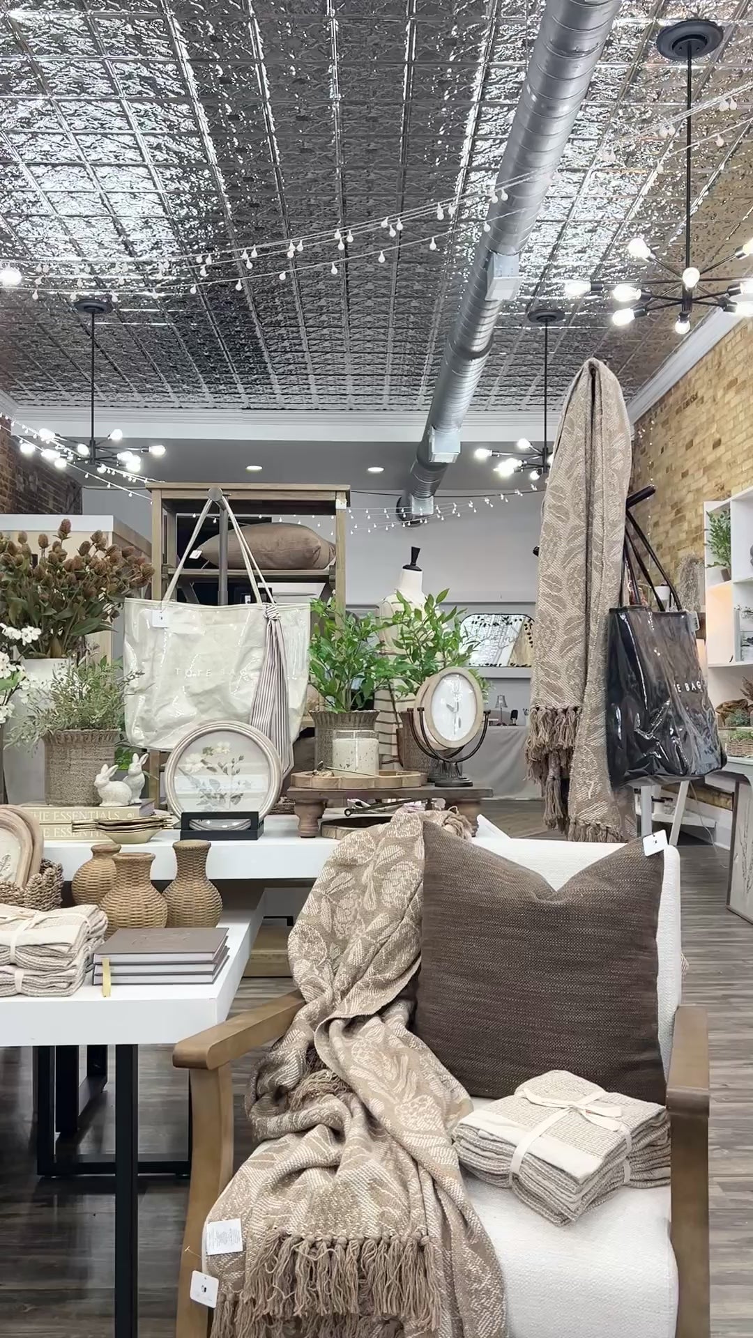 Wood Pedestal Framed Art-White Floral