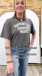 Support Live Country Music Graphic T
