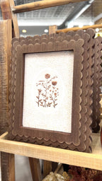 Framed Cross Stitch Wild Flowers