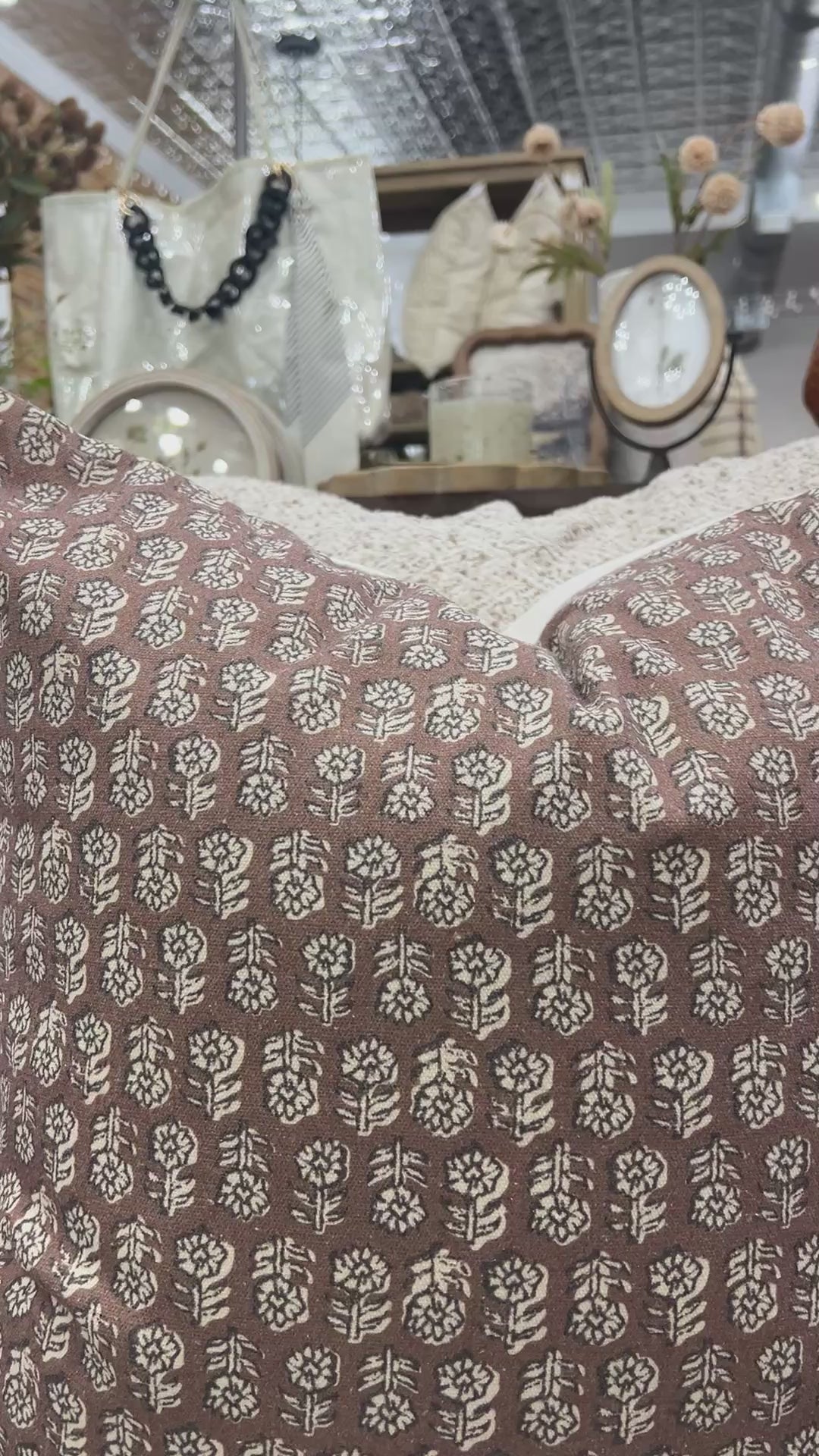 Block Print Pillow