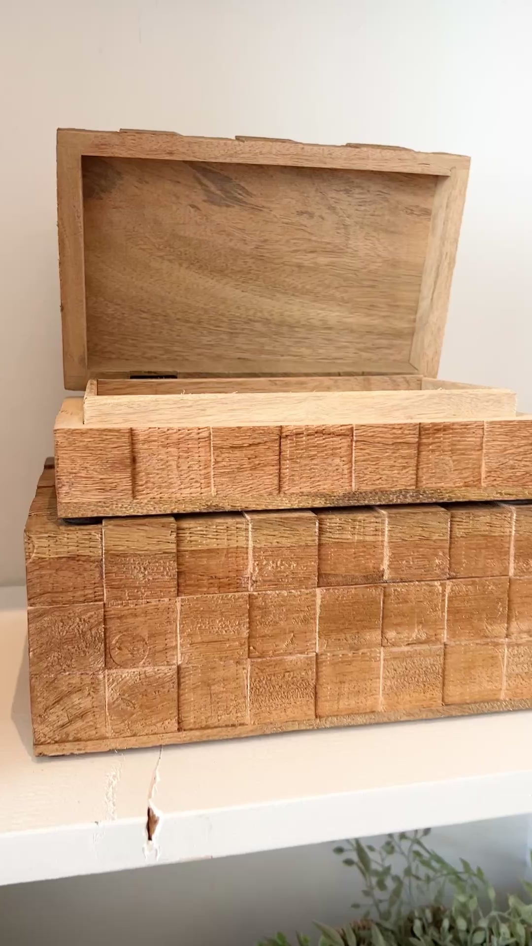 Woven Wood Box Set