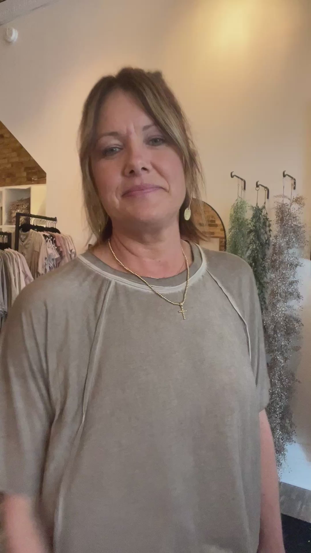 Dolman Sleeve Mocha Top
