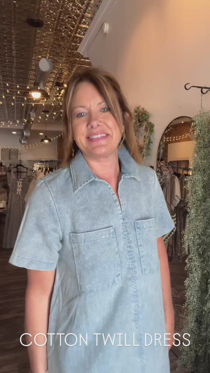 Cotton Twill Dress