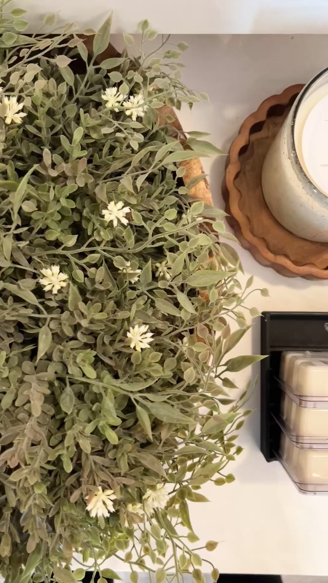 Wood Scalloped Tray-Small