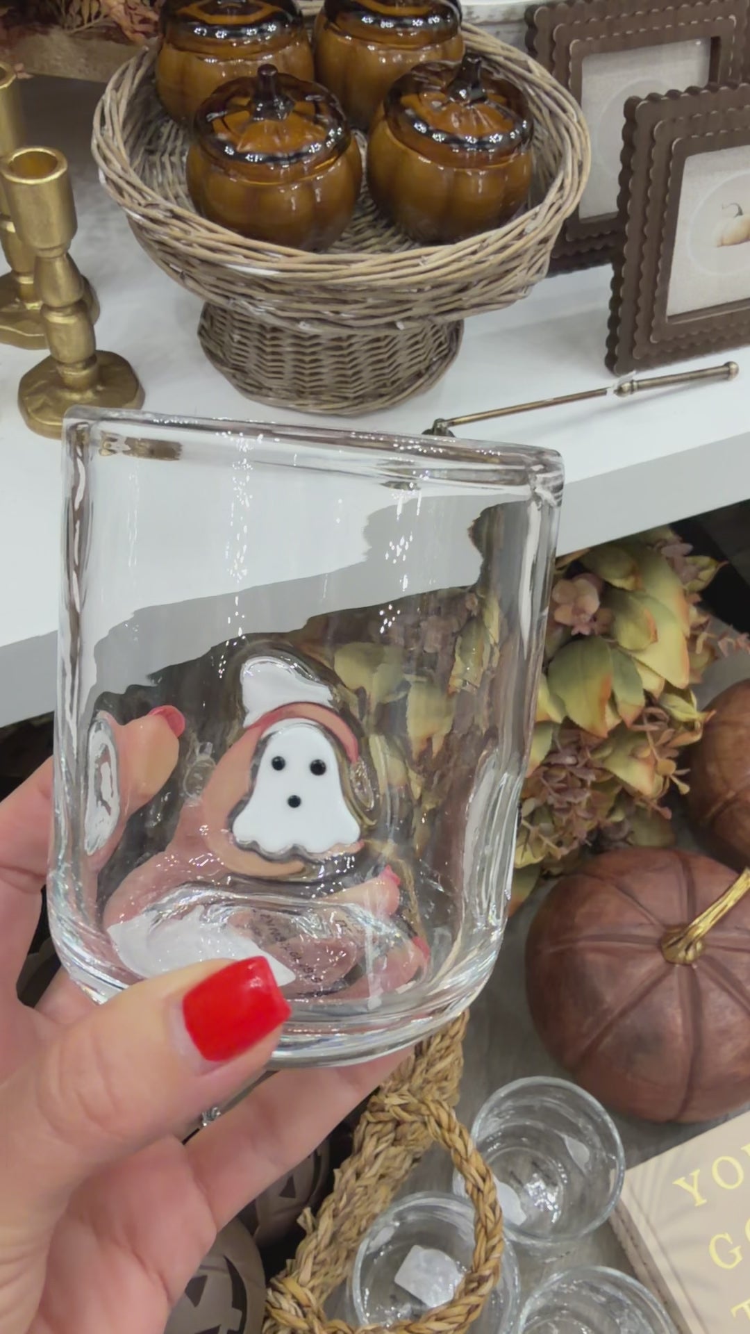 Ghost Glass Tumbler