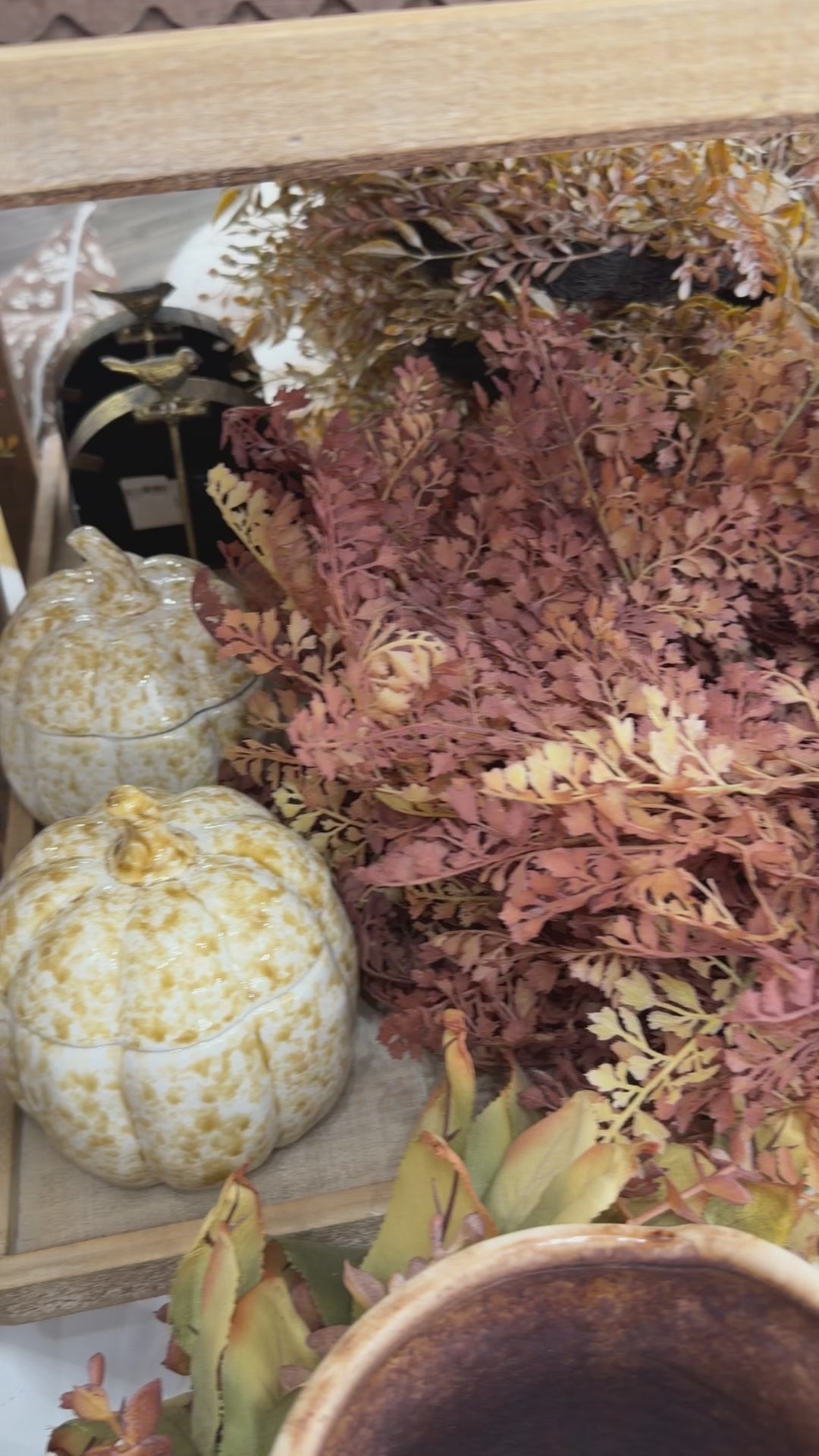 Stoneware Pumpkin Jar