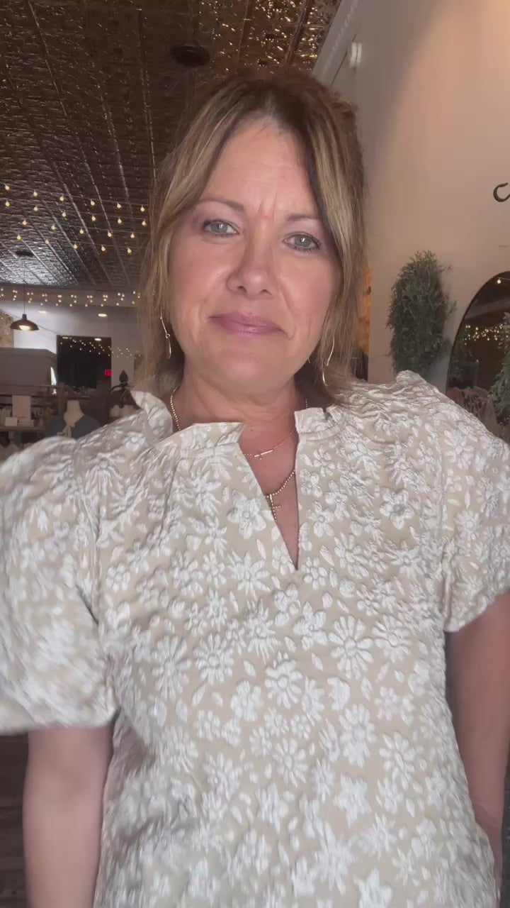 Anna Top In Oatmeal