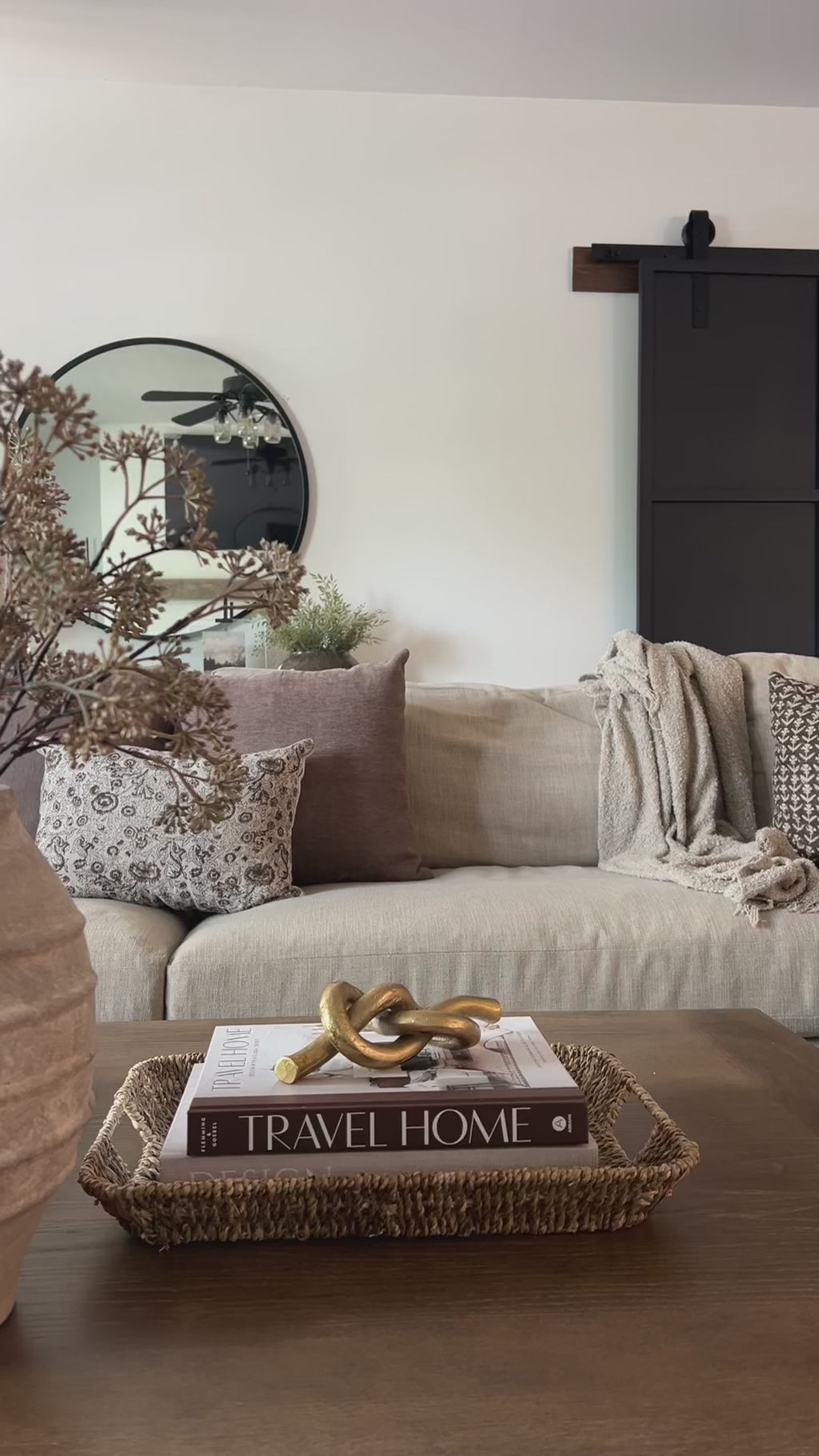 Taupe Artizan Vase