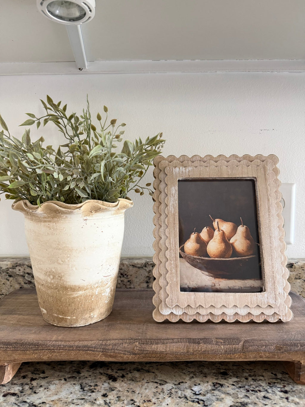 RESTOCKING SOON - Vintage Pears-Ivory Frame - The Cozy Nest