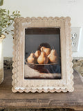 RESTOCKING SOON - Vintage Pears-Ivory Frame - The Cozy Nest